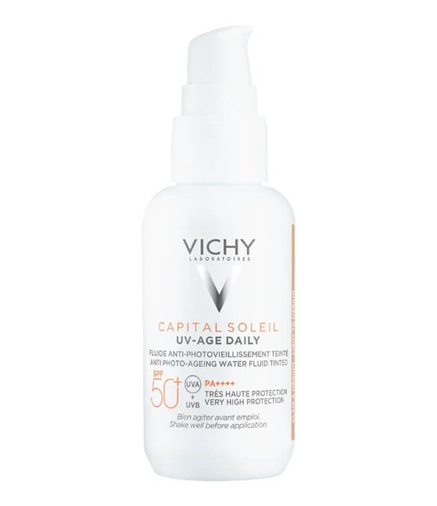 VICHY | CAPITAL SOLEIL UV AGE DAILY SPF50+ ANTI PHOTO-AGEING WATER FLUD TINTED